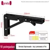 Suporte dobrável de aço inoxidável 304 Prateleira de armazenamento de parede Suporte triangular reto Top-up Suporte laminar Suporte de divisória