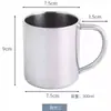 Taza de agua de acero inoxidable 304, taza de café con aislamiento de doble capa, taza para la boca para estudiantes y niños, taza aislante para beber en el hogar