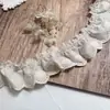 Borda de Renda de Algodão Não Elástica, Vazada, em Formato de Coração, Multicor, com 4,5 cm de Largura para Roupas de Animais de Estimação, Roupas de Bonecas e Acessórios de Vestuário para Brinquedos