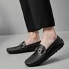 Sapatos masculinos de primavera e verão tremolo transmissão ao vivo novo comércio exterior quente plus size sapatos masculinos ao ar livre couro genuíno mocassins masculinos respiráveis