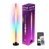 Lámpara de pie LED transfronteriza para sala de estar, lámpara de pie de estilo europeo, lámpara de pie de ambiente RGB de cambio de color, moderna y minimalista, de Amazon