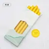 Bastões de lacre de cera para atacado, embalados com 5 bastões por caixa, bastões de cera redondos, material ecológico, para selar envelopes, com uma textura fina e lisa