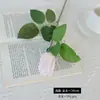 Ramo de rosas realista de alta calidad, decoración individual de flor artificial para sala de estar, mesa de comedor y mesa de centro