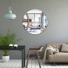 Jm586 Espelho Acrílico Tênis Combinação DIY Adesivo de Parede para Casa Decoração Quarto Infantil Jardim de Infância. Auto-adesivo
