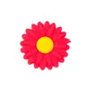 Contas de margarida de silicone, pingentes de pulseira de flor de girassol colorida, acessórios, acessórios de vestuário DIY, decorações