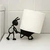 Venta Caliente Transfronteriza Lindo Moderno Forma de Hormiga Simple y Práctico Portarrollos de Papel Higiénico Baño Decoración de Papel Higiénico Estante para Papel Higiénico
