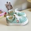 Zapatos de plataforma verdes frescos pequeños para mujer 2025 primavera nuevos con falda originales de nicho versátiles zapatos de estrella 6623