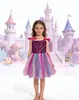 Roupas Infantis Transfronteiriças, Vestido para Festa de 1º Aniversário de Menina, Vestido de Daminha de Casamento Europeu e Americano, Vestido de Princesa para Menininha