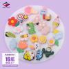 Long Zhiyu Crocs Personalizados Accesorios de Hebilla para Zapatos DIY Zhibixing Caricatura Personalizada Dulce Flor para Zapatos Desmontable Set