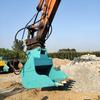 Mina hidráulica multifuncional escavadeira de mandíbula britagem caçamba construção concreto grande pedra moagem caçamba