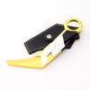 Varo Accesorios para Videojuegos Morado Dorado Frenesí Cuchillo Garra Estuche Plegable de Cuero Versión Modelo de Arma Artesanía Totalmente Metálica