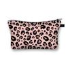 Nuevo Bolso Cosmético con Estampado de Leopardo Impreso en 3D Bolso de Mano Diario para Mujeres Europeas y Americanas Bolsa de Aseo de Viaje Bolsa de Almacenamiento Portátil