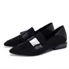 Zapatos de punta fina de cuero suave que no cansan los pies, zapatos de abuela de uso dual para mujer otoño 2026 con tacón grueso, de corte bajo, elegantes y versátiles, zapatos de vestir