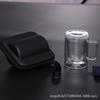 Colección hecha a mano de vidrio Taza de té de tres piezas Taza con filtro taza de oficina taza de viaje portátil con asa taza de viaje