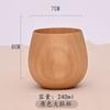 Caneca de Madeira Criativa de Grande Capacidade com Design Integrado, Caneca de Madeira Térmica Estilo Chinês, Caneca de Água de Madeira Universal, Compra em Atacado Negociável Mais