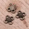 8x 8mm 0.4g multicolor retro DIY aleación accesorios conector conector de flor