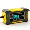 Cargador 12V6A Cargador de Batería de Coche Cargador de Batería de Motocicleta de 12 Voltios Cargador de Batería de 12V