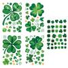 Calle transfronteriza. Decoración para fiesta temática del Día de San Patricio pegatinas hierba de la suerte pegatinas para ventana pegatinas de pared en stock al por mayor personalizadas