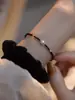 Joyería de Venta Caliente Transfronteriza Europea y Americana Estilo Playa Verano Diseño de Nicho Concha Espinela Negra Pulsera de Madreperla para Mujer