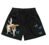 Comercio Electrónico Transfronterizo Suministro Pantalones Cortos para Hombre Patrón de Ojos Impresión 3D Pantalones de Playa de Verano Pantalones Casuales Dropshipping