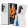 Aplicable Transfronterizo Samsung Zfold8Ultra Funda de Teléfono Transparente Soporte Plegable para Tarjetas Skin-Feel Anti-Caídas Fold7/6