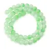 Pulseira Colar de Contas Redondas de Vidro Bicolor Pintado Jade Flores Contas Esmaltadas Chaveiro DIY Acessórios de Joias
