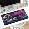 Base Grande para Mouse e Teclado de Jogo Confortável com Padrão Listrado Popular Transfronteiriço, Mousepad de Escritório Resistente a Manchas e Antiderrapante