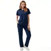 Conjunto de Ropa de Trabajo Médica, Uniforme Médico de Enfermería, Ropa de Trabajo para Mujer, Pantalones Deportivos, Uniforme Quirúrgico para Doctor, Spa, Salón