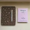 Funda protectora estilo coreano de estrella marrón para tableta Apple iPad, anti-flexión, desmontable, succión lateral, adecuada para Air, Mini y Pro de 10ª generación
