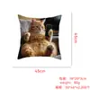 Fundas de Almohada de la Popular Serie de Animales Lindos de Amazon para Decoración de Sofá del Hogar, Fundas de Cojín Cortas de Felpa