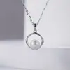 Collar de Plata de Ley S925 con Perla de Imitación Min Yue para Mujer, Moda Minimalista, Estilo de Nicho de Alta Gama, Elegante Cadena para la Clavícula