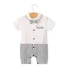 Ropa de bebé verano ropa de bebé clase a recién nacido un año caballero mameluco de manga corta enterizo ropa para niños