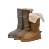 Botas de nieve de suela gruesa, antideslizantes, de caña alta para mujer, nuevo estilo de invierno 2026, forradas de felpa y engrosadas, botas de algodón de caña larga, zapatos de algodón grandes para el noreste de China