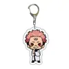 Atacado de Anime Jujutsu Kaisen Mercadoria de Anime Feito por Fãs Versão Q Chaveiro de Acrílico Transparente Dupla Face Bidimensional Transfronteiriço