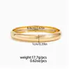 Moda Europeia e Americana Transfronteiriça Brilhante Boca Larga Conjunto de Pulseiras Empilháveis Tendência Anel Pigmento Dourado Personalizado Pulseira Exagerada para Mulheres