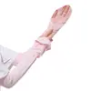 Mangas de Hielo de Seda para Exteriores Transfronterizas para Hombres, Mangas para Brazos de Refrigeración de Verano para Ciclismo, Máscara de Sombra con Protección UV, Mangas de Hielo con Protección Solar