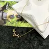 Collar Yilu Te Tiene para Mujer Recuerdo de Amor Grabado en 100 Idiomas Te Amo Proyección Colgante de Alce Joyería