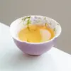 Taza de Té Glicinia de Primavera Hecha en Fábrica, Taza Especial de Maestro de Cerámica, Taza de Degustación de Té Personal de Gama Alta, Juego para Beber Té, Juego de Té Kung Fu