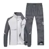 Conjunto Esportivo de Casal Primavera e Outono Transfronteiriço Roupa Esportiva para Corrida Jaqueta de Manga Longa Tamanho Grande Casual para Exterior Traje de Grupo