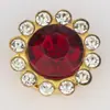 Plato Redondo de Flor Taladro de Garra Taladro Acrílico Hecho a Mano DIY Accesorios para el Cabello Accesorios Botón Accesorios de Joyería Girasol Taladro Cosido a Mano