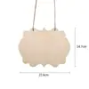 Etiquetado y envío de productos de decoración transfronterizos, etiquetas en blanco, letreros de madera, manualidades de puertas escritas a mano, envío de una sola pieza
