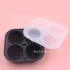 Molde de Gelo de Silicone em Formato de Rosa com Bandeja de Gelo Esférica para Whisky com Funil Cubos de Gelo Criativos