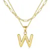 Amazon Transfronterizo Nuevo Burbuja 26 Letra Colgante Colgante Collar en Capas Joyería de Moda Regalo de Vacaciones para Mujer