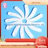 Fabricante Atacado Colher de Creme, Colher de Creme Facial, Colher de Plástico Branca para Máscara Facial, Máscara de Argila, Colher para Creme Facial