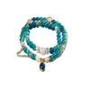 Tu Shan Jing Ye 17 Pulsera Vintage de Múltiples Capas con Cuentas Exquisito Temperamento Suave Nicho Pulsera de Alta Calidad Novia