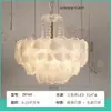 Candelabro de Cristal Estilo Crema de Lujo Ligero Francés Lámpara Creativa para Sala de Estar Lámpara Romántica de Pétalos para Dormitorio Principal Iluminación para Decoración del Hogar Zhongshan
