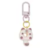 Chaveiro Fofo de Gato Doce Pingente de Animal Cartoon Casal Mochila de Estudante Simples Versátil Presente Pequeno Ornamento