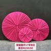 Nuevos Adornos de Apoyos para Boda Abanico Semicircular Plegable Nicho Decoración de Bienvenida para Boda Arreglo de Escenario Estilo Nanyang
