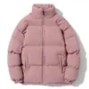 Nueva Chaqueta de Algodón Versátil Estilo Coreano Otoño/Invierno 2025 con Cuello Alto, Corte Entallado para Pareja, Abrigo Corto Entallado para Hombre, Venta al por Mayor