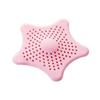 Ralo de Chão Criativo Estrela de Cinco Pontas Filtro Anti-Entupimento para Pia de Cozinha Banheiro Estrela do Mar Silicone Material Tpr
